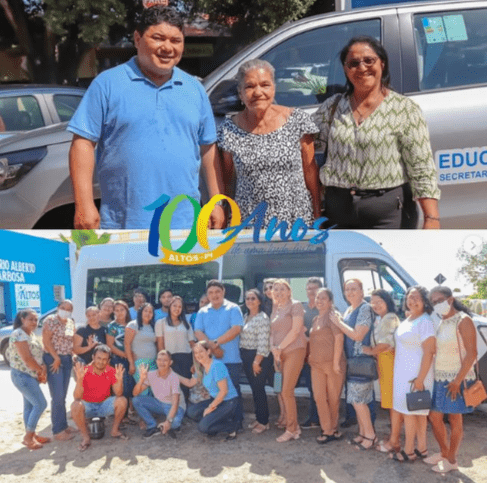 Entregas de automóveis para secretarias de Altos PI