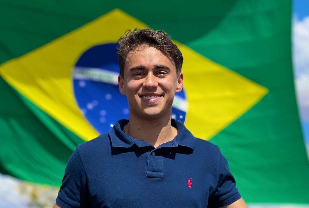Nikolas Ferreira, deputado mais votado do Brasil, chega em Teresina para participar de evento