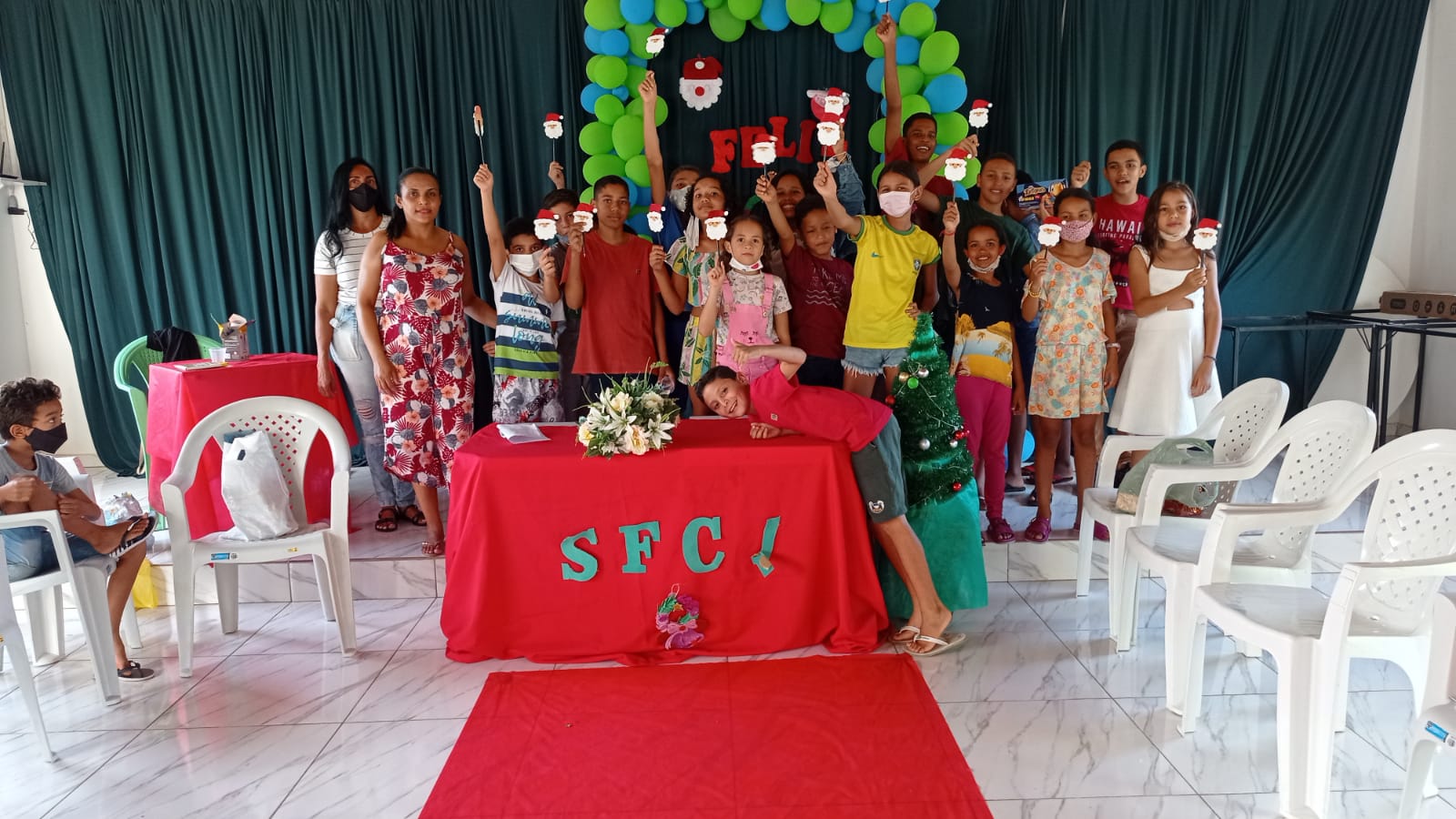CRAS de Olho D’água promove confraternização em grande estilo