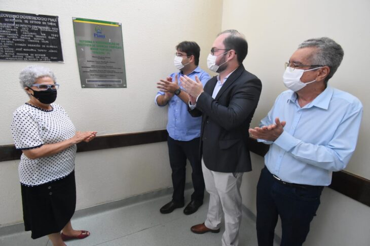 Regina Sousa inaugura a reforma do Instituto de Doenças Tropicais Natan Portela