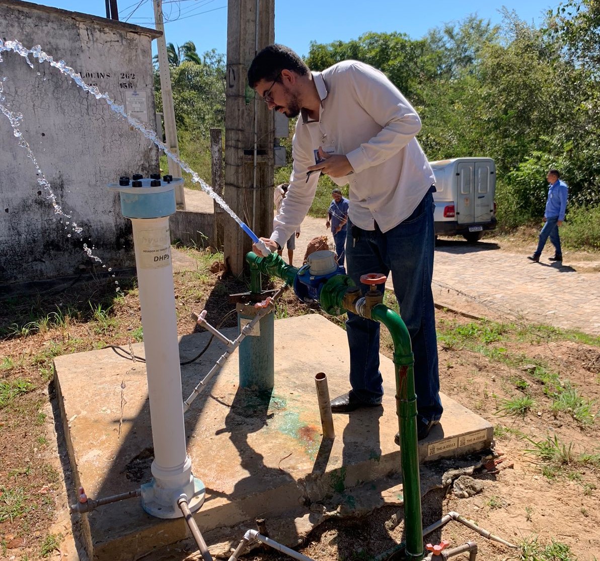 ARSETE realiza fiscalizações no sistema de abastecimento de água da Cerâmica Cil e na zona Norte
