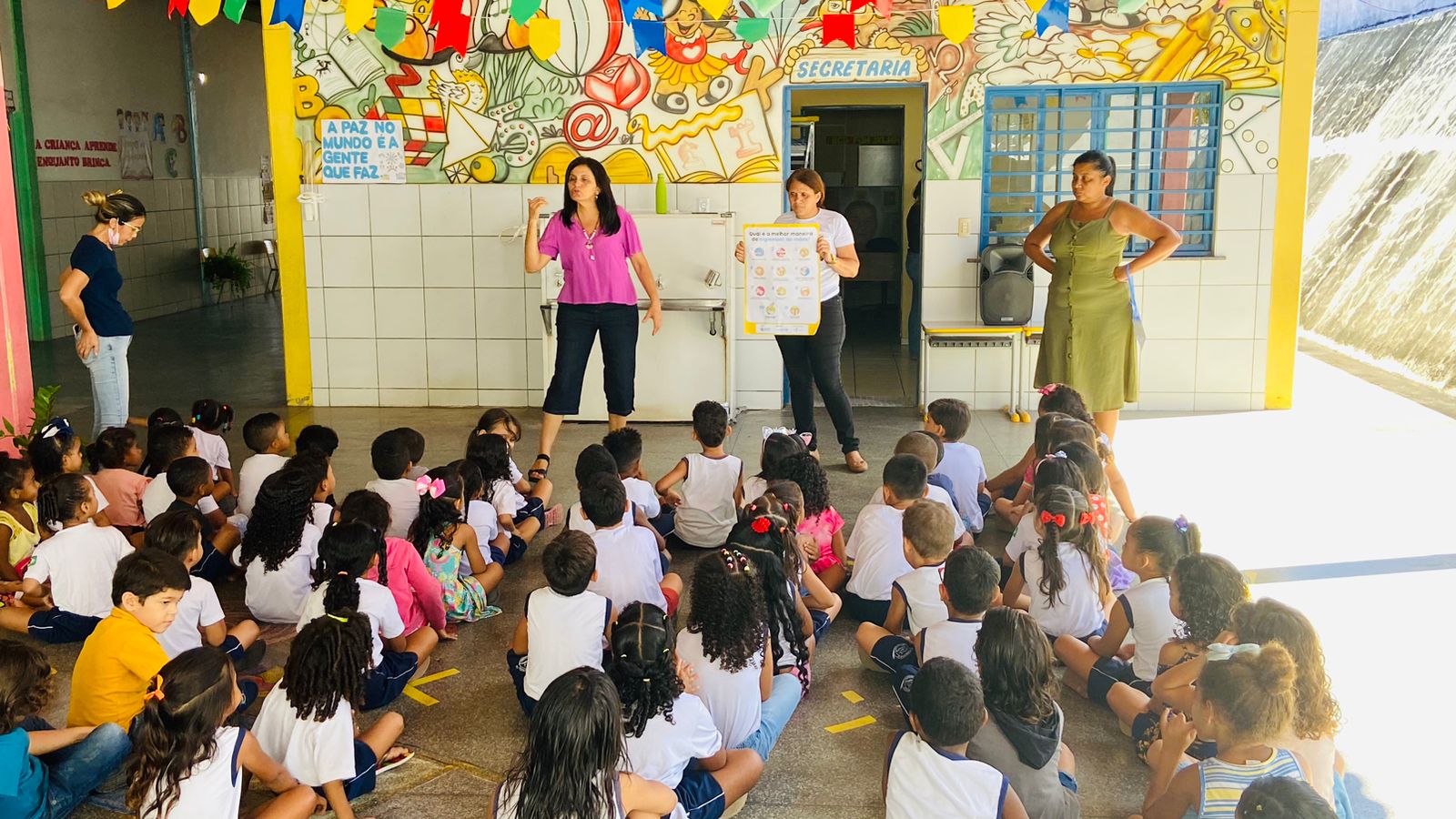 CMEI Francisco Hardi Filho implementa Programa de Lavagem de Mãos
