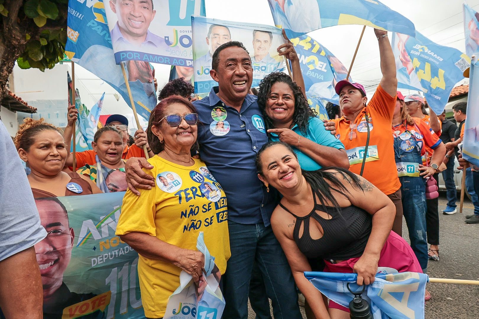 Joel Rodrigues faz caminhada no Parque Piauí e projeta apoio de indecisos