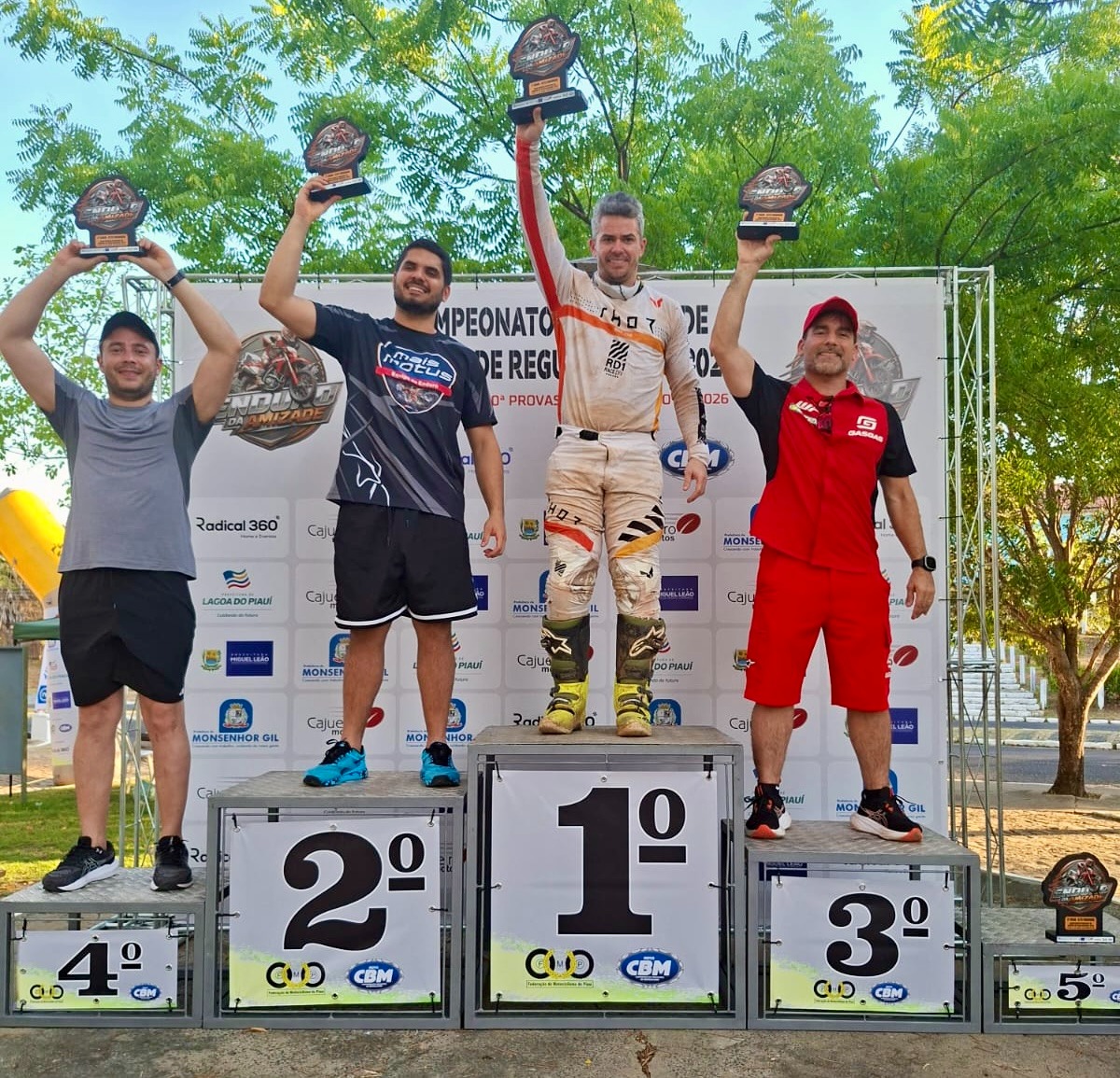 3º Enduro da Amizade consagra campeões após 182 km de desafios no Médio Parnaíba